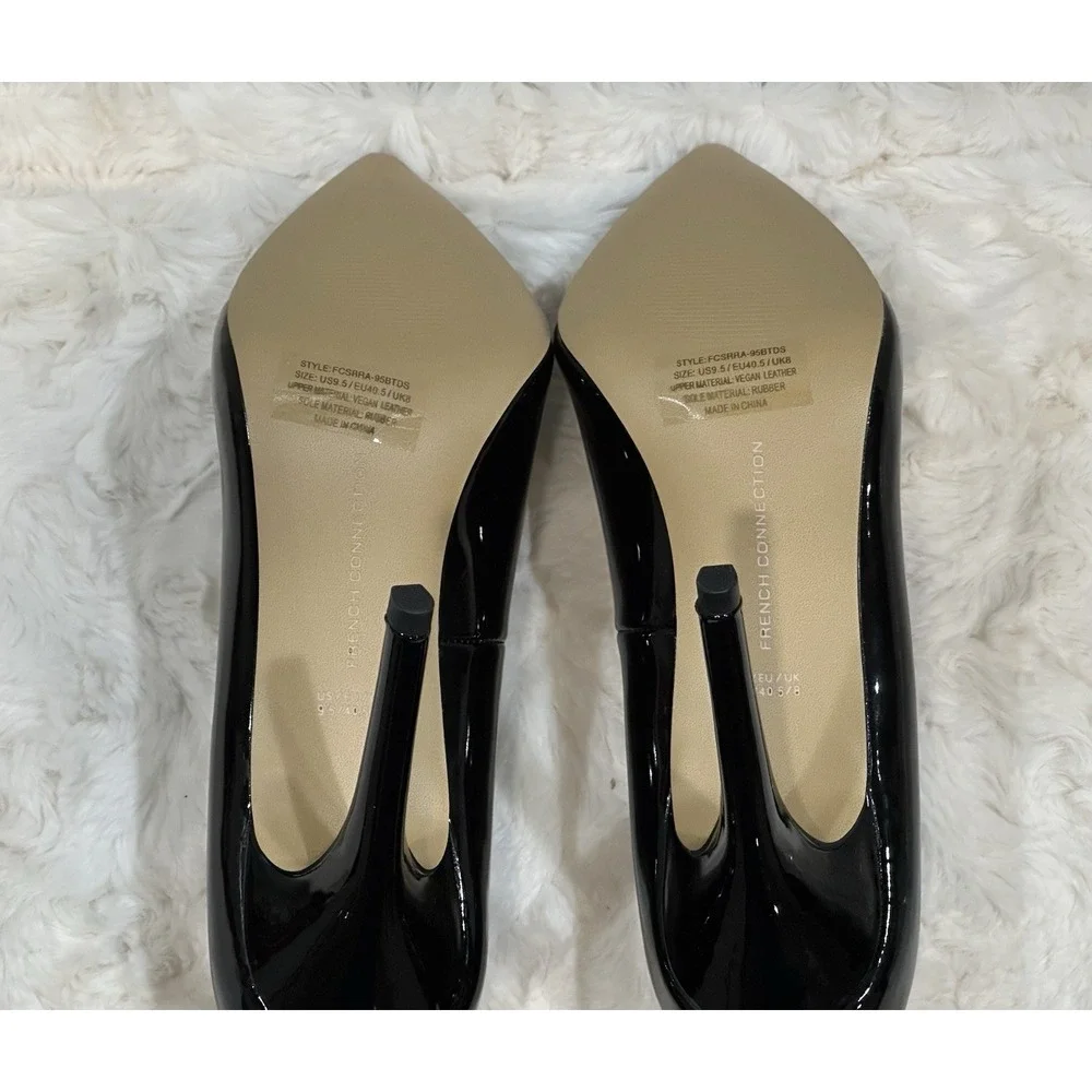French Connection Womens Sierra Pointed Toe Comfortable Pumps Black Size 9.5 NWB